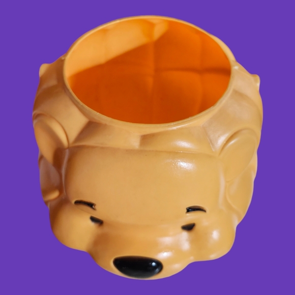 Vintage Disney Winnie The Pooh Halloween Pumpkin Pail Buck Blow Mold - Picture 5 of 9